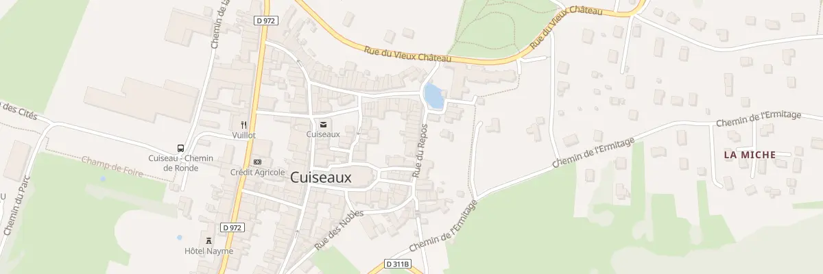 Plan du 16 Rue du Repos à Cuiseaux