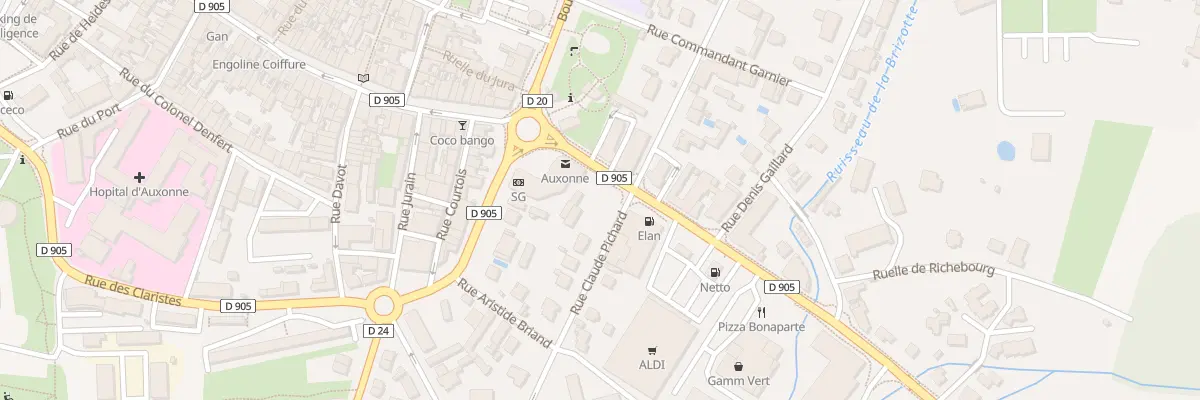Plan du 1 Rue Colonel Redoutey à Auxonne