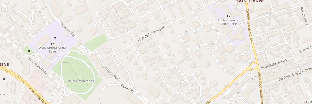 Plan du 9006 All Marcel Pagnol à Marseille 8e Arrondissement