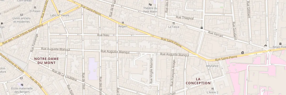 Plan du 95 Rue auguste blanqui à Marseille 5e Arrondissement