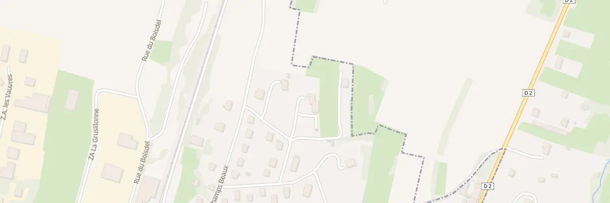 Plan du 12 Rue des Rosiers à Cousance