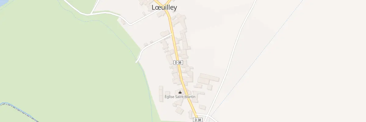 Plan du 11B Rte de Champagne à Lœuilley