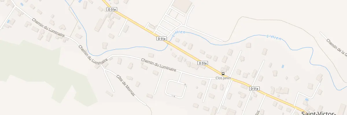 Plan du 483 Rte du Clos Janin à Saint-Victor-de-Cessieu