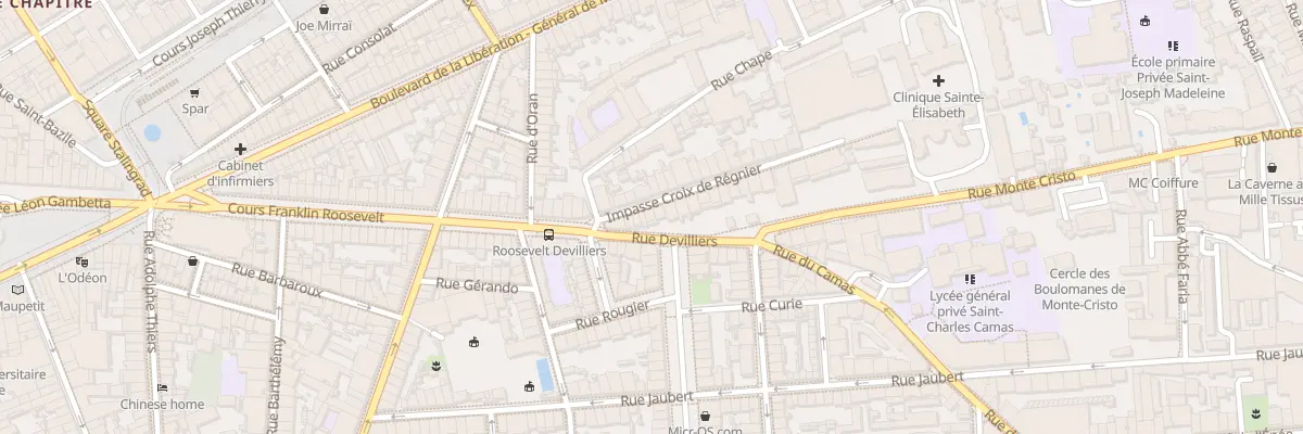 Plan du 8 Imp Croix de Regnier à Marseille 4e Arrondissement
