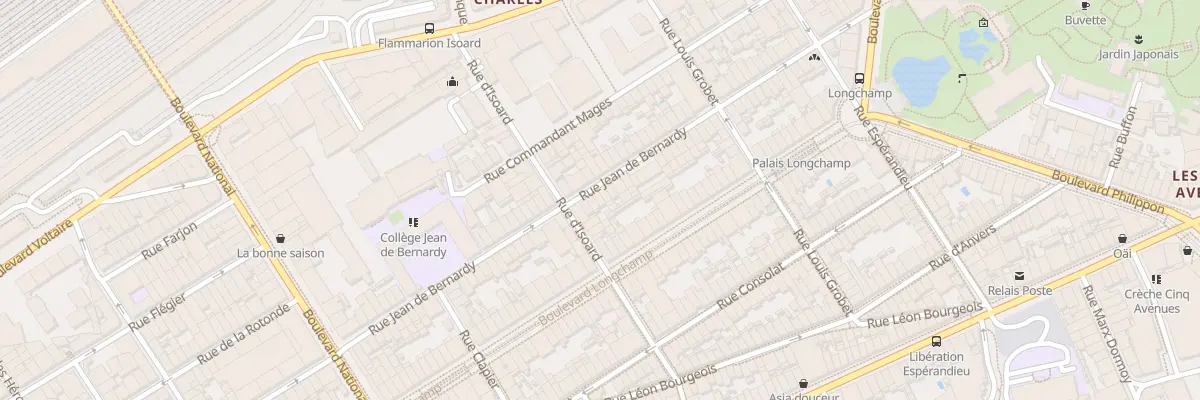 Plan du 58 Rue jean de bernardy à Marseille 1er Arrondissement