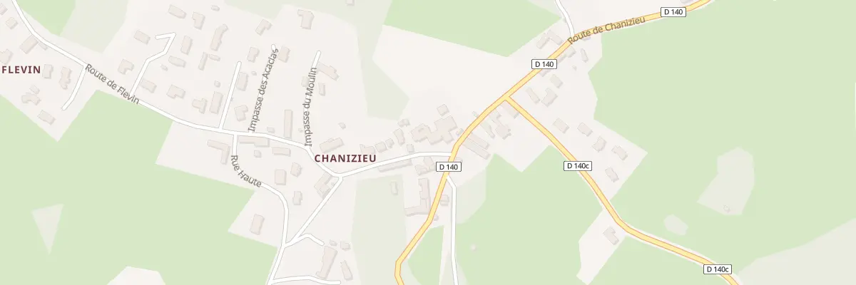 Plan du 10 Rte de Flevin à Courtenay