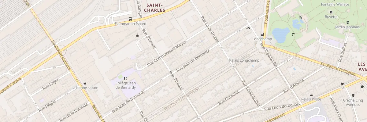 Plan du 65 Rue jean de bernardy à Marseille 1er Arrondissement