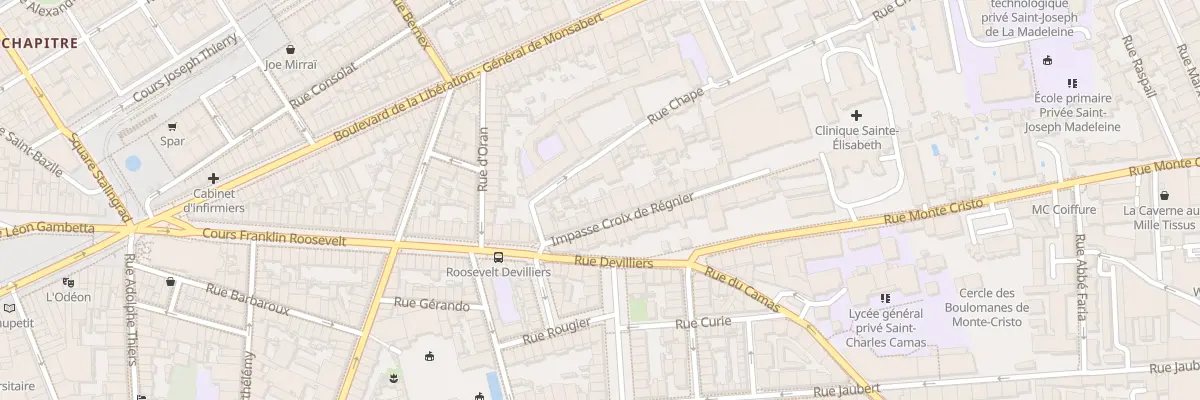 Plan du 17 Imp Croix de Regnier à Marseille 4e Arrondissement