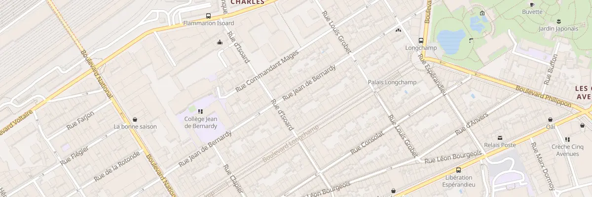 Plan du 60 Rue jean de bernardy à Marseille 1er Arrondissement
