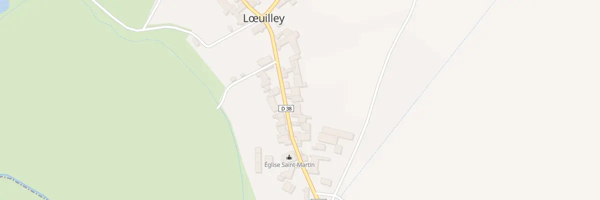 Plan du 11 Rte de Champagne à Lœuilley