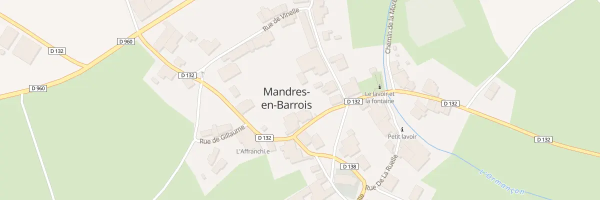 Plan du 5 Rue de la Fontaine à Mandres-en-Barrois