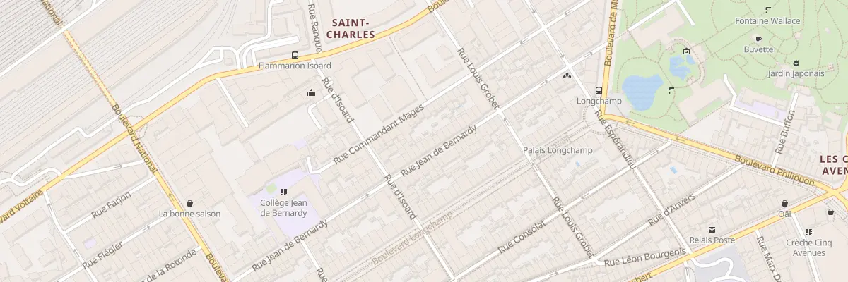 Plan du 69 Rue jean de bernardy à Marseille 1er Arrondissement