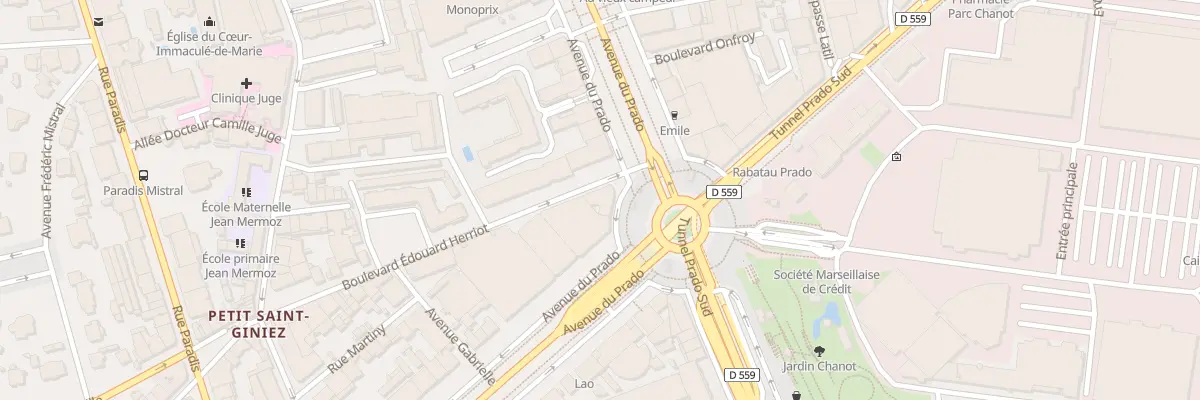 Plan du 306 Av du Prado à Marseille 8e Arrondissement