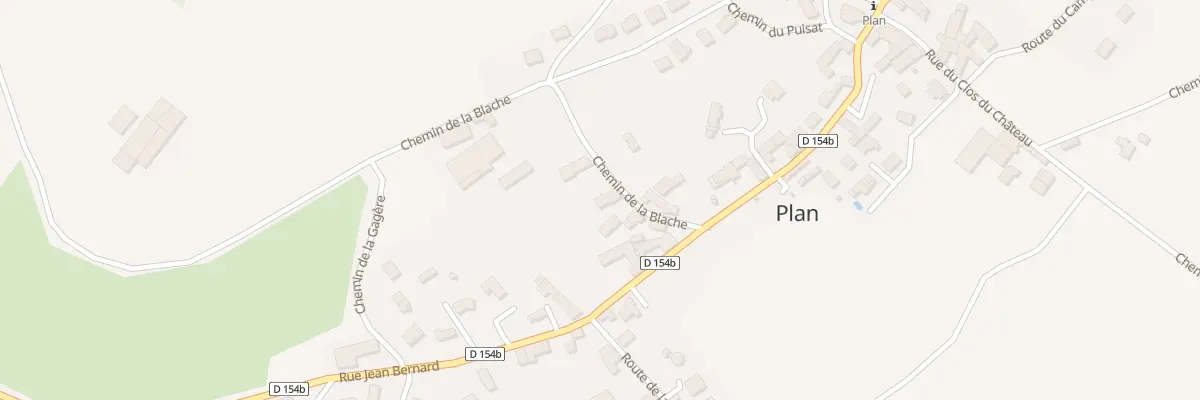 Plan du 65 Che de la Blache à Plan