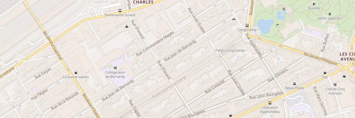 Plan du 64 Rue jean de bernardy à Marseille 1er Arrondissement
