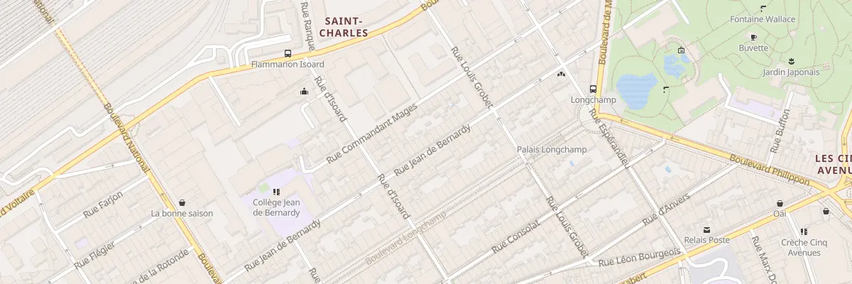 Plan du 71 Rue jean de bernardy à Marseille 1er Arrondissement