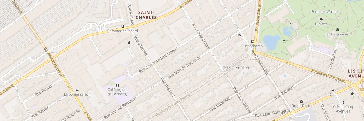 Plan du 73 Rue jean de bernardy à Marseille 1er Arrondissement