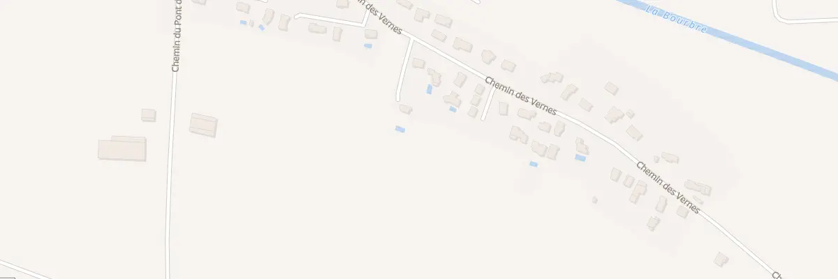 Plan du 40 Che des Vernes à Cessieu
