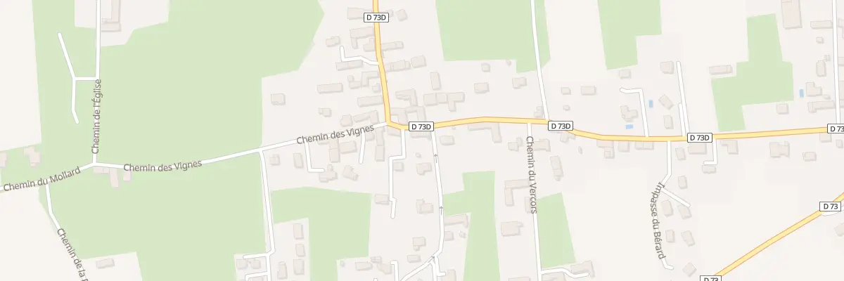 Plan du 40 Che de Compostelle à Bévenais