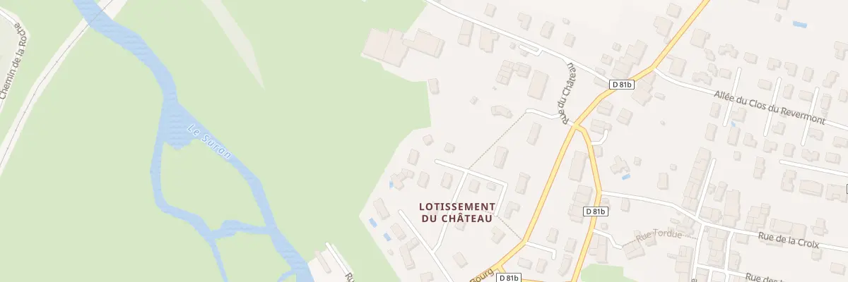 Plan du 12 Lot du Château à Villereversure