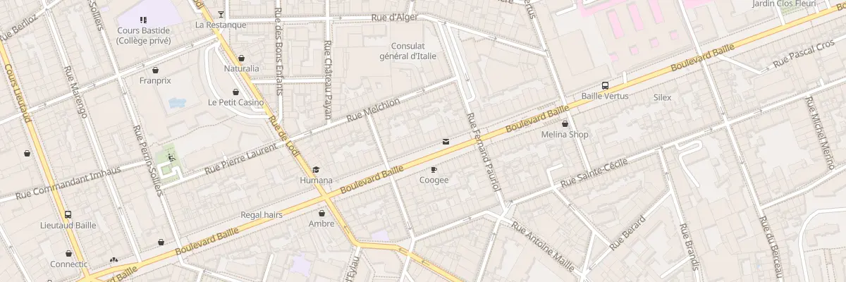 Plan du 101 Bd Baille à Marseille 5e Arrondissement
