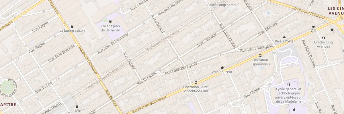 Plan du 95 Rue consolat à Marseille 1er Arrondissement