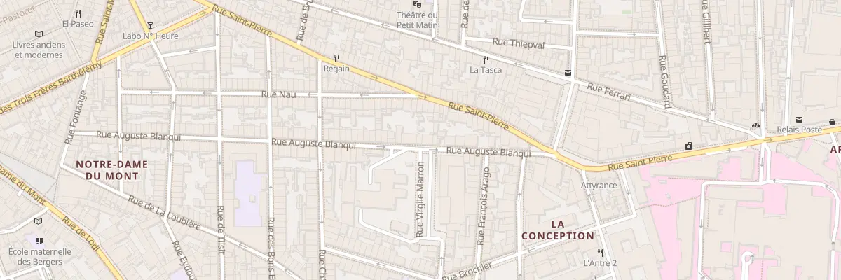 Plan du 105 Rue auguste blanqui à Marseille 5e Arrondissement