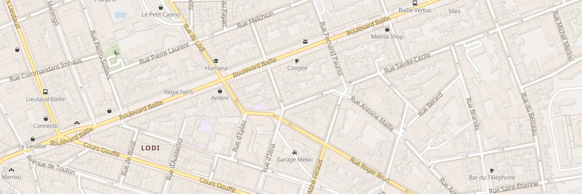Plan du 5 Rue sainte cecile à Marseille 5e Arrondissement