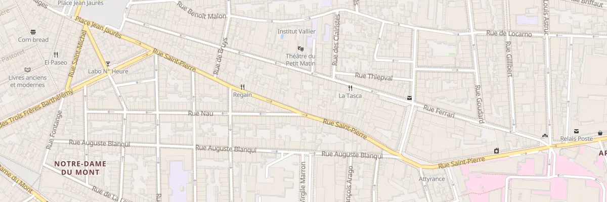 Plan du 83 Rue saint pierre à Marseille 5e Arrondissement