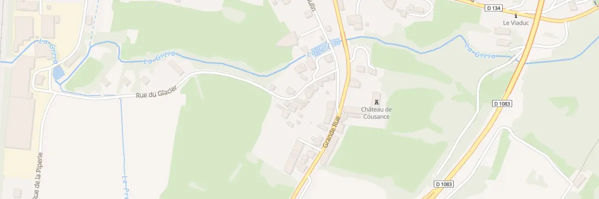 Plan du 34 Rue du Moulin à Cousance