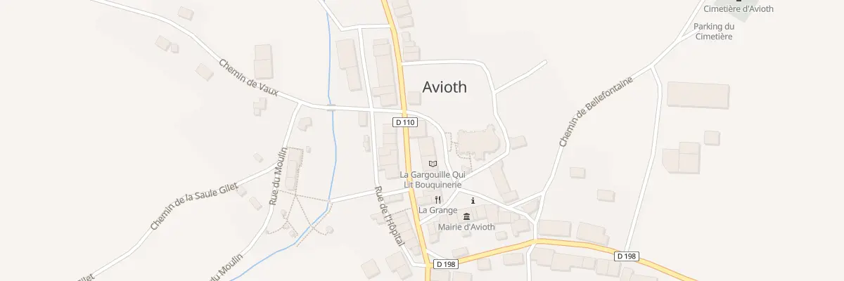 Plan du 2B Rue de l’Abbe Delhotel à Avioth