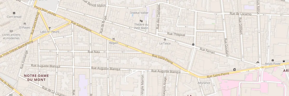 Plan du 85 Rue saint pierre à Marseille 5e Arrondissement