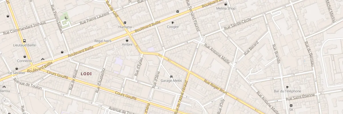 Plan du 5 Rue roger brun à Marseille 5e Arrondissement