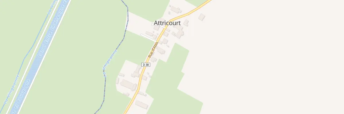 Plan du 10 Rue d’Atés à Attricourt