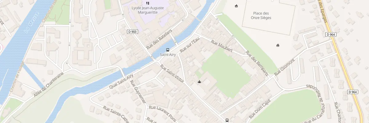 Plan du 9 Rue du Pont Saint Pierre à Verdun