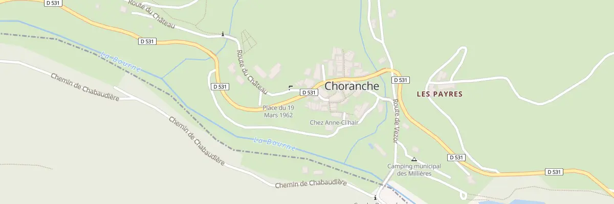 Plan du 4 Rte de l’Eglise à Choranche