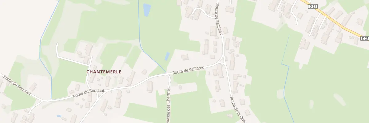 Plan du 34 Rte de Sellieres à Flacey-en-Bresse