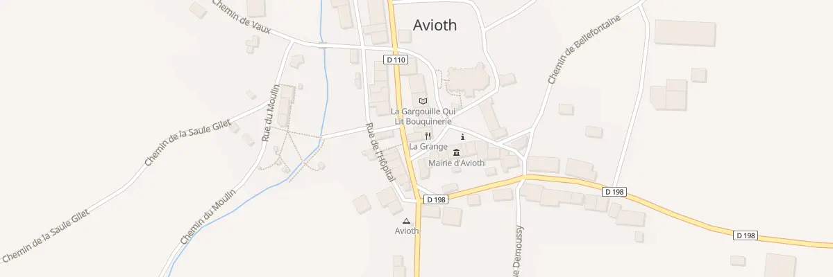 Plan du 2 Rue de l’Abbe Jacquemin à Avioth