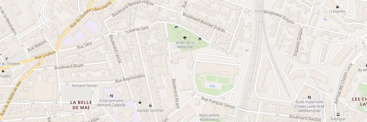 Plan du 20 Bd Ricard à Marseille 3e Arrondissement
