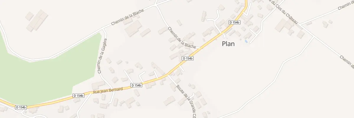 Plan du 540 Rue Jean Bernard à Plan