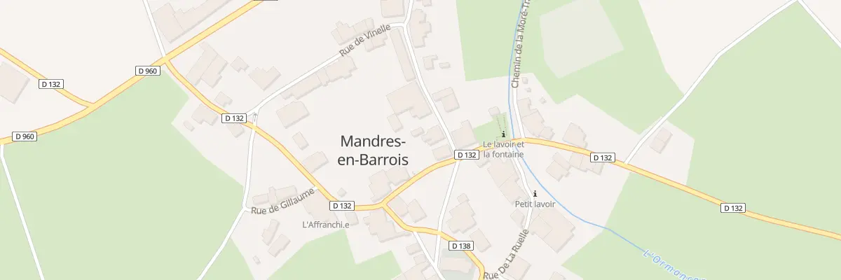 Plan du 1A Rue de Vinelle à Mandres-en-Barrois