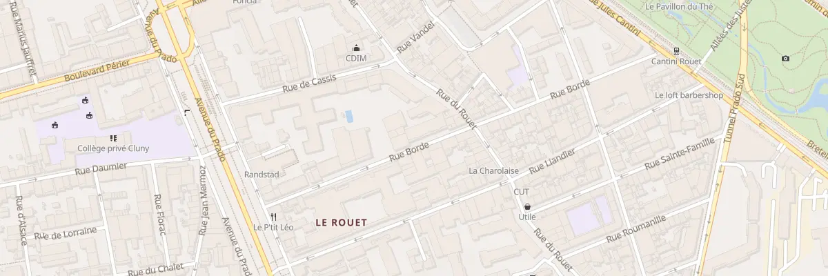 Plan du 39 Rue Borde à Marseille 11e Arrondissement