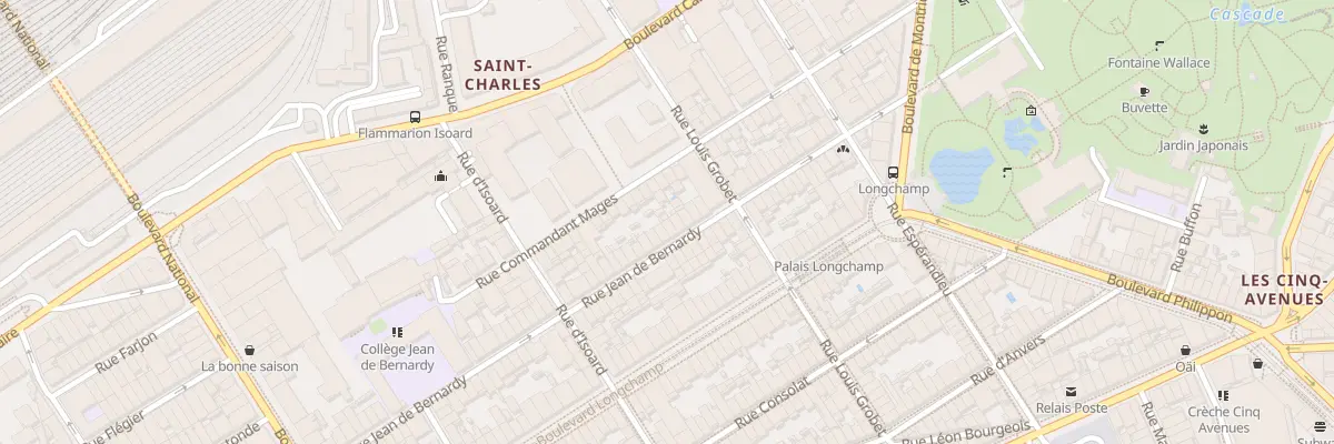 Plan du 81 Rue jean de bernardy à Marseille 1er Arrondissement
