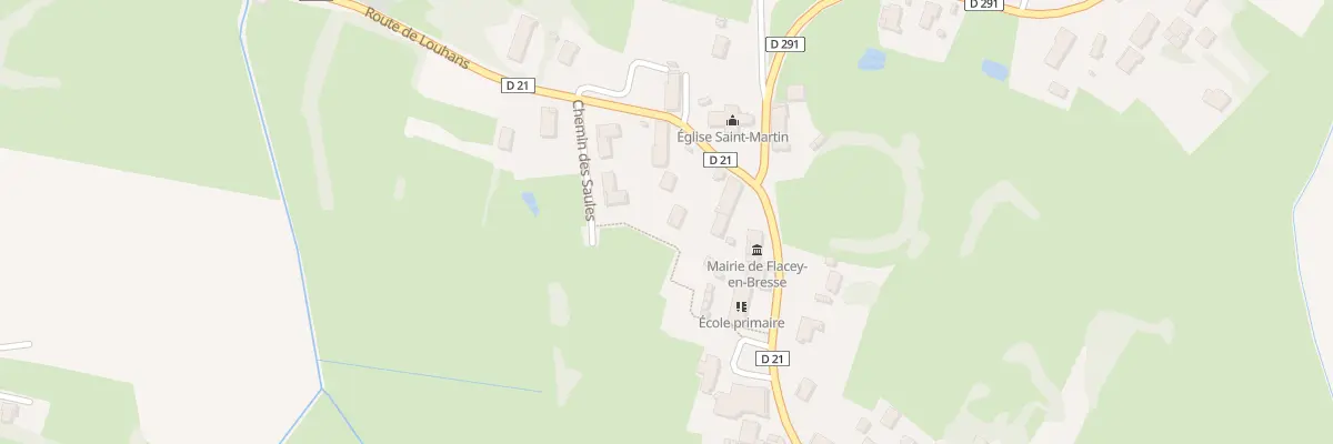 Plan du 9 Chem des Saules à Flacey-en-Bresse