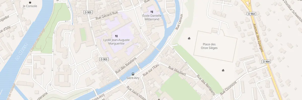 Plan du 32 Rue des Bateliers à Verdun