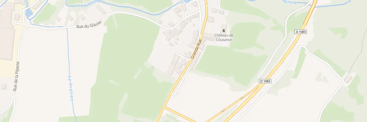 Plan du 7 Grande Rue à Cousance
