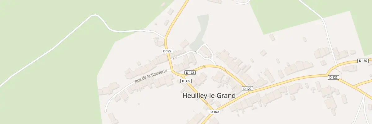 Plan du 5 Rue des Chavannes à Heuilley-le-Grand