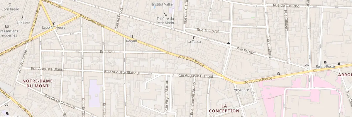 Plan du 72 Rue saint pierre à Marseille 5e Arrondissement
