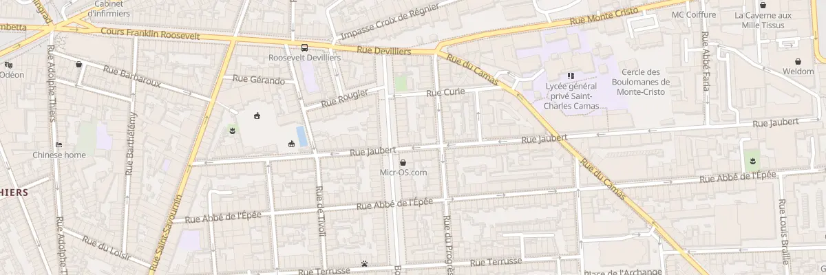 Plan du 51 Rue jaubert à Marseille 5e Arrondissement