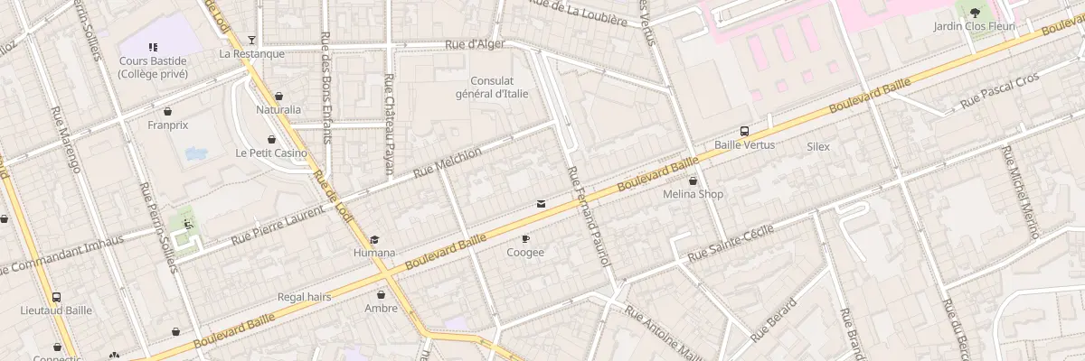 Plan du 109 Bd Baille à Marseille 5e Arrondissement